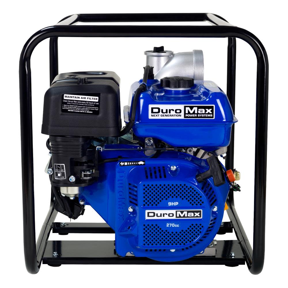 2025 DuroMax 270cc 4-Zoll Benzin-Wasserpumpe