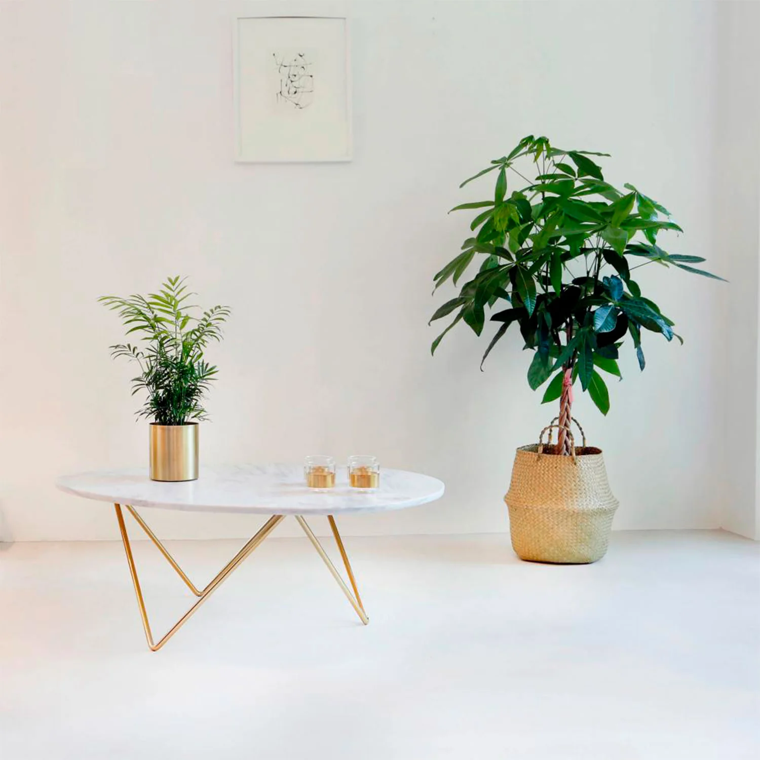 Louis Retro Marmor-Couchtisch