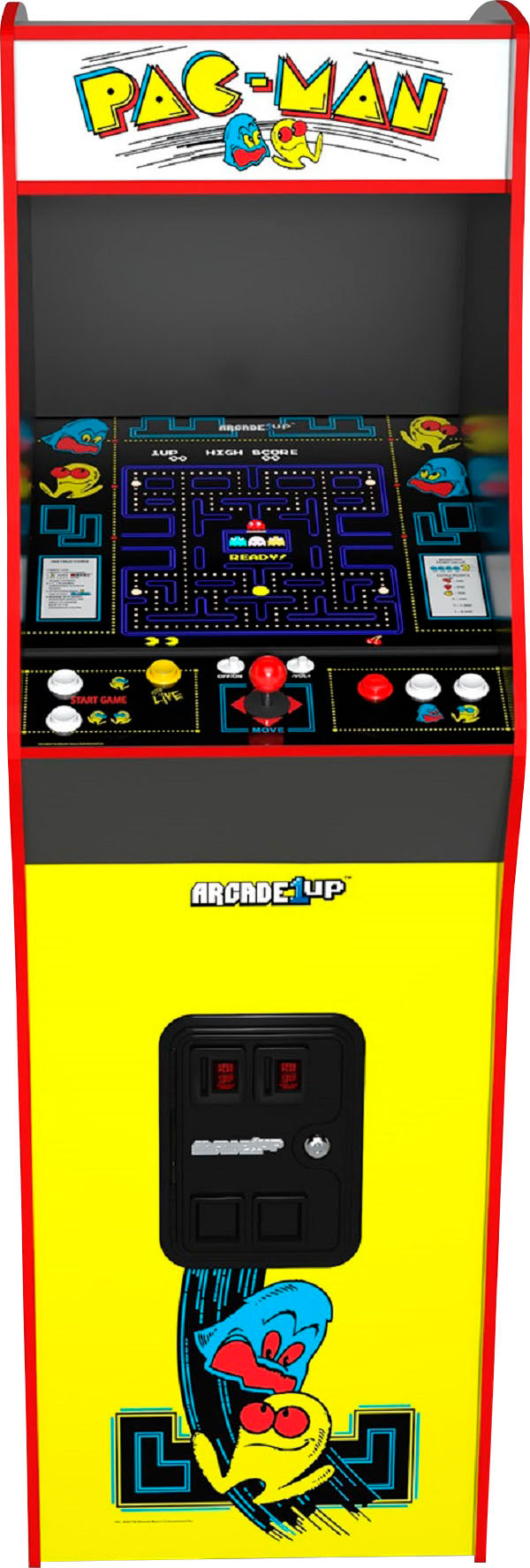 Arcade1Up – PAC-MAN Deluxe Arcade-Automat – Gelb