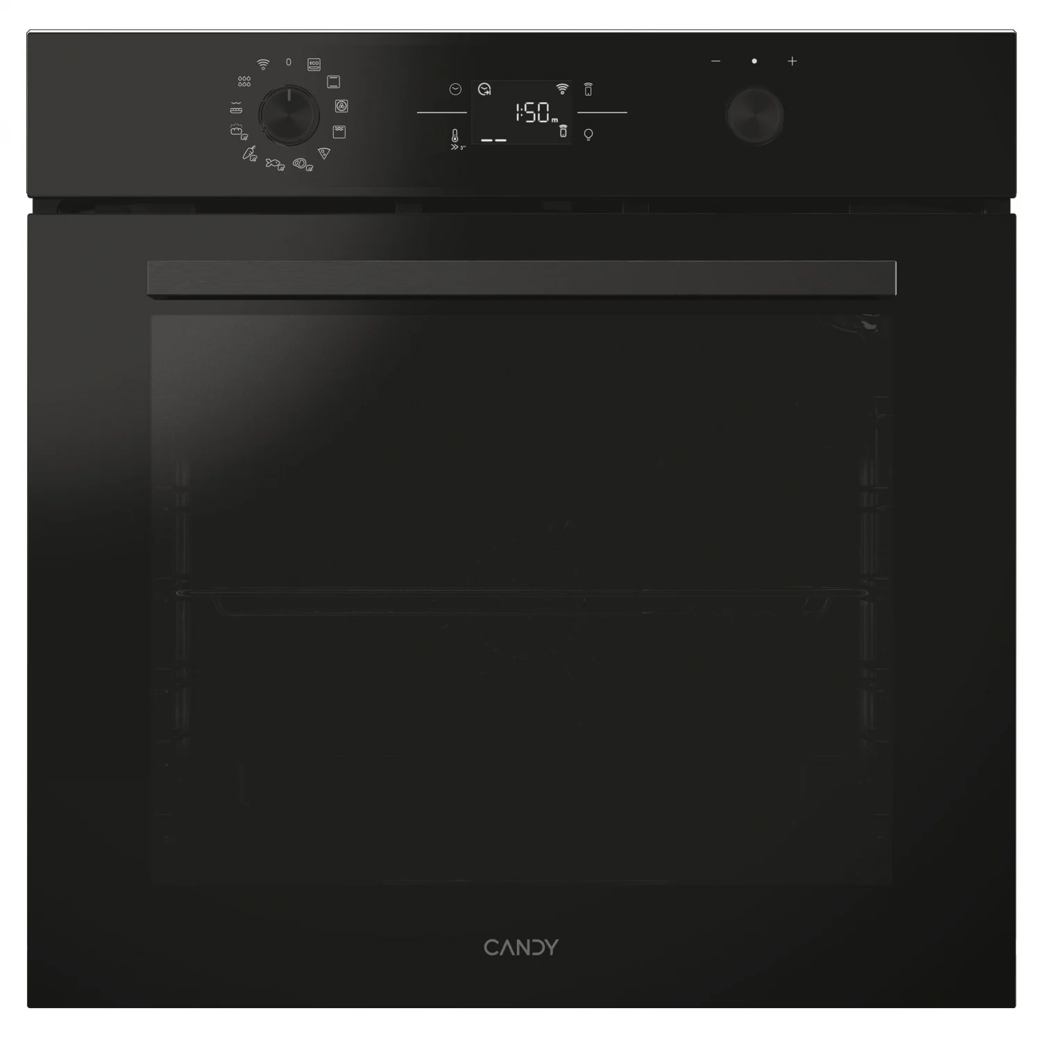 Candy CA6 NP5B3EHTB Multifunktionsbackofen, 3,3 kW, 78 l, Klapptür, 12 Kochfunktionen, WLAN, Energieeffizienzklasse A++ – Schwarz
