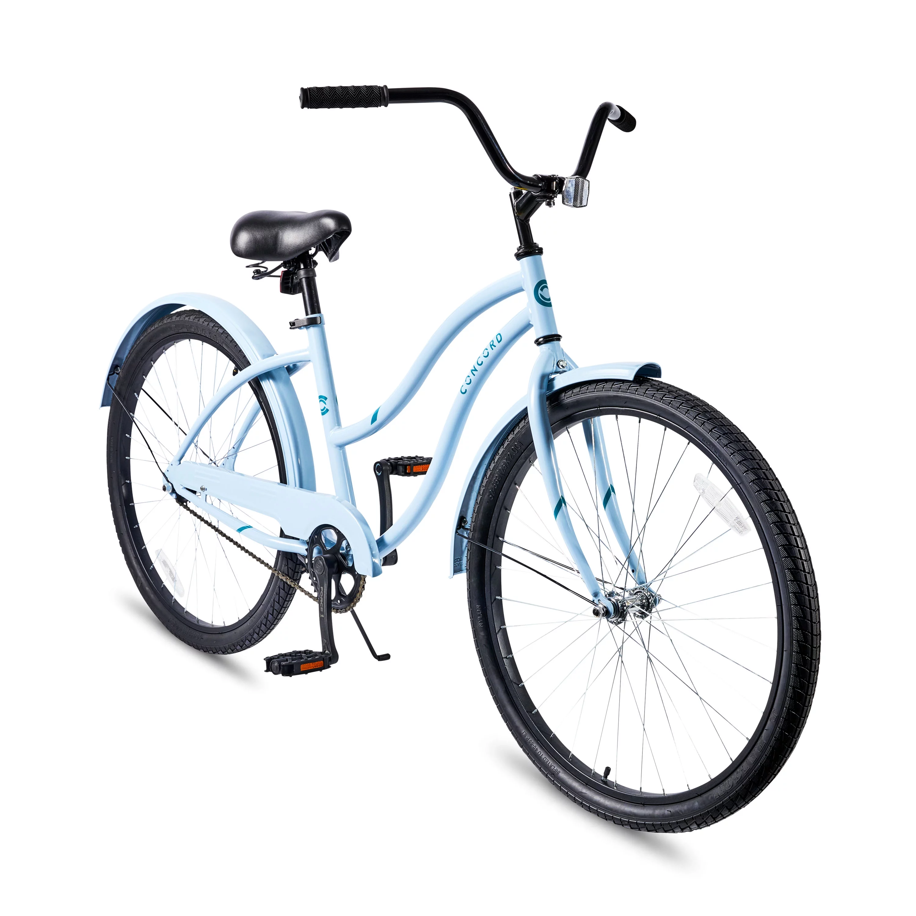 Concord Pacifica 26-Zoll-Damen-Cruiser-Bike. Hellblau. Für Erwachsene.