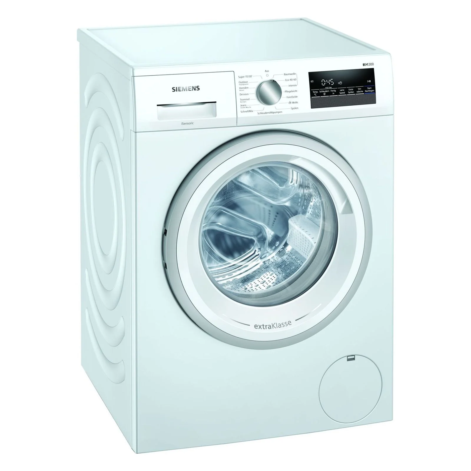 Siemens iQ300 WM14NK98, Baujahr 2025, 8 kg Frontlader-Waschmaschine. 1400 U/min. Weiß.