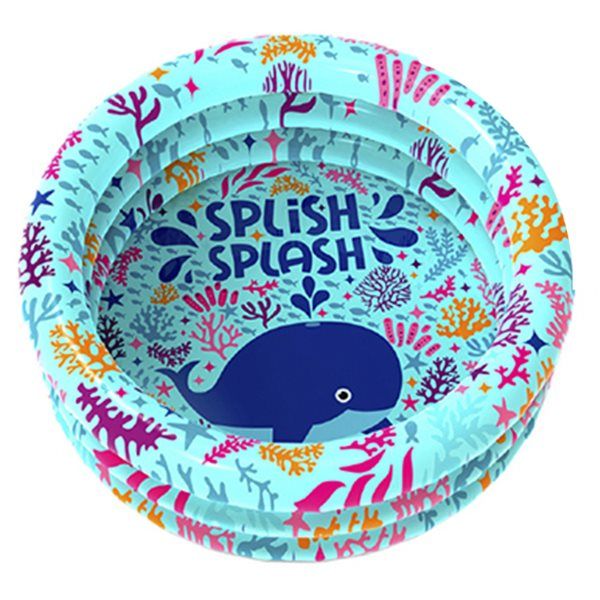 Kinderbecken „Blauer Türkis Wal“ Ø85 cm