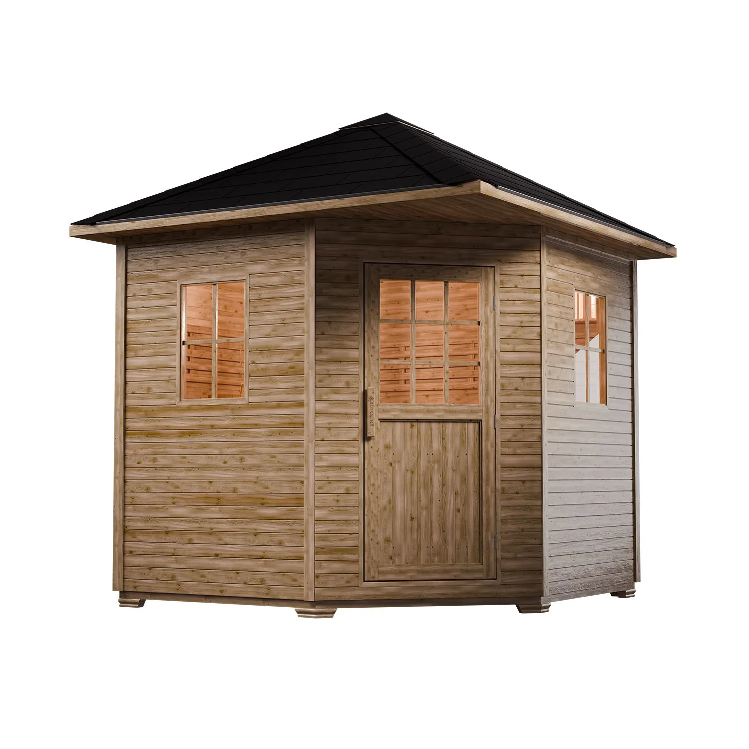 2025 Eldur Außensaunahaus – 8 kW