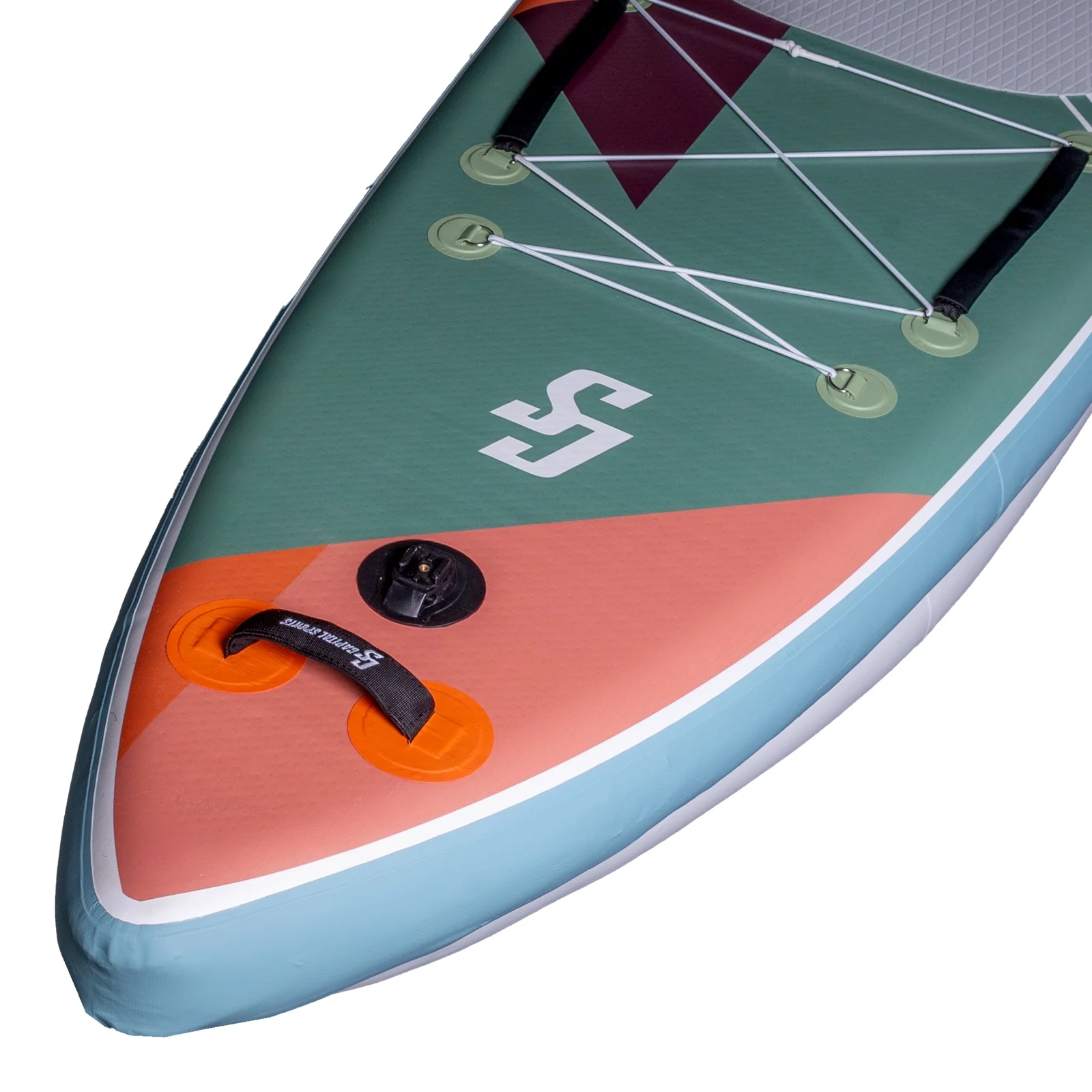 2025 Kipu Allrounder 365 Aufblasbares SUP-Board 365 x 82 x 15 cm – Komplettes Set in Orange