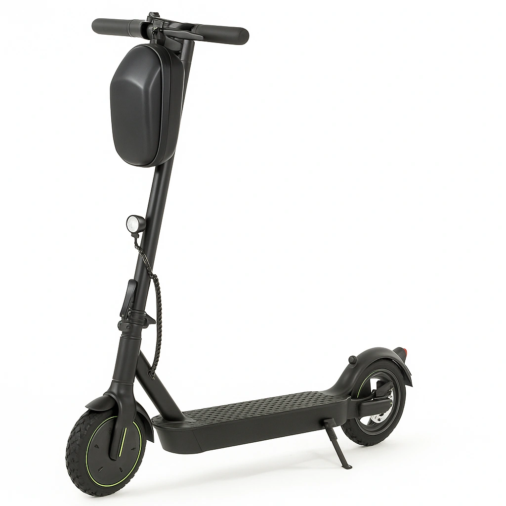 Schwarzer Kinderroller, Aluminiumgehäuse