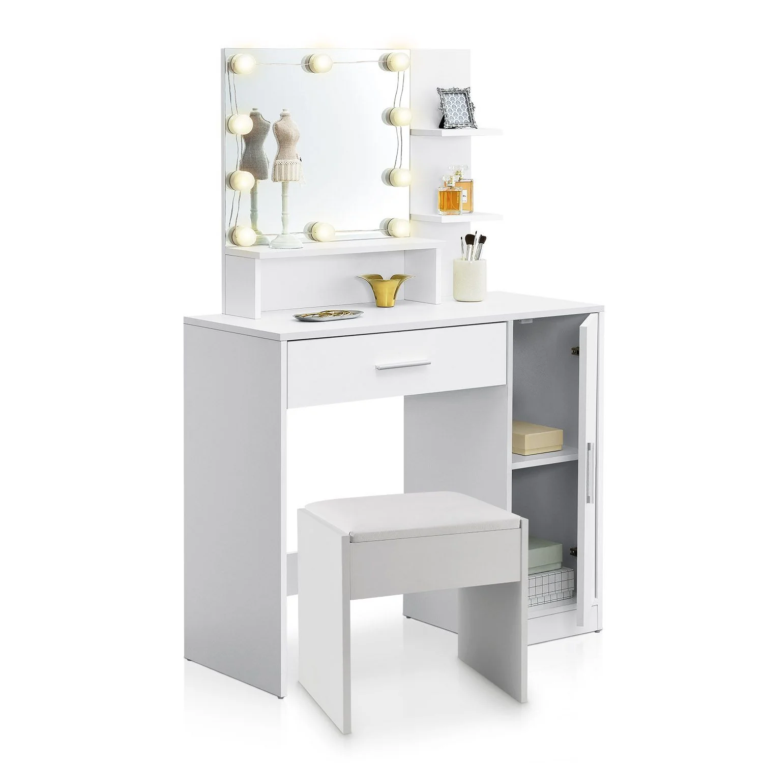 Zoey Schminktisch 2025 mit Melly Hocker