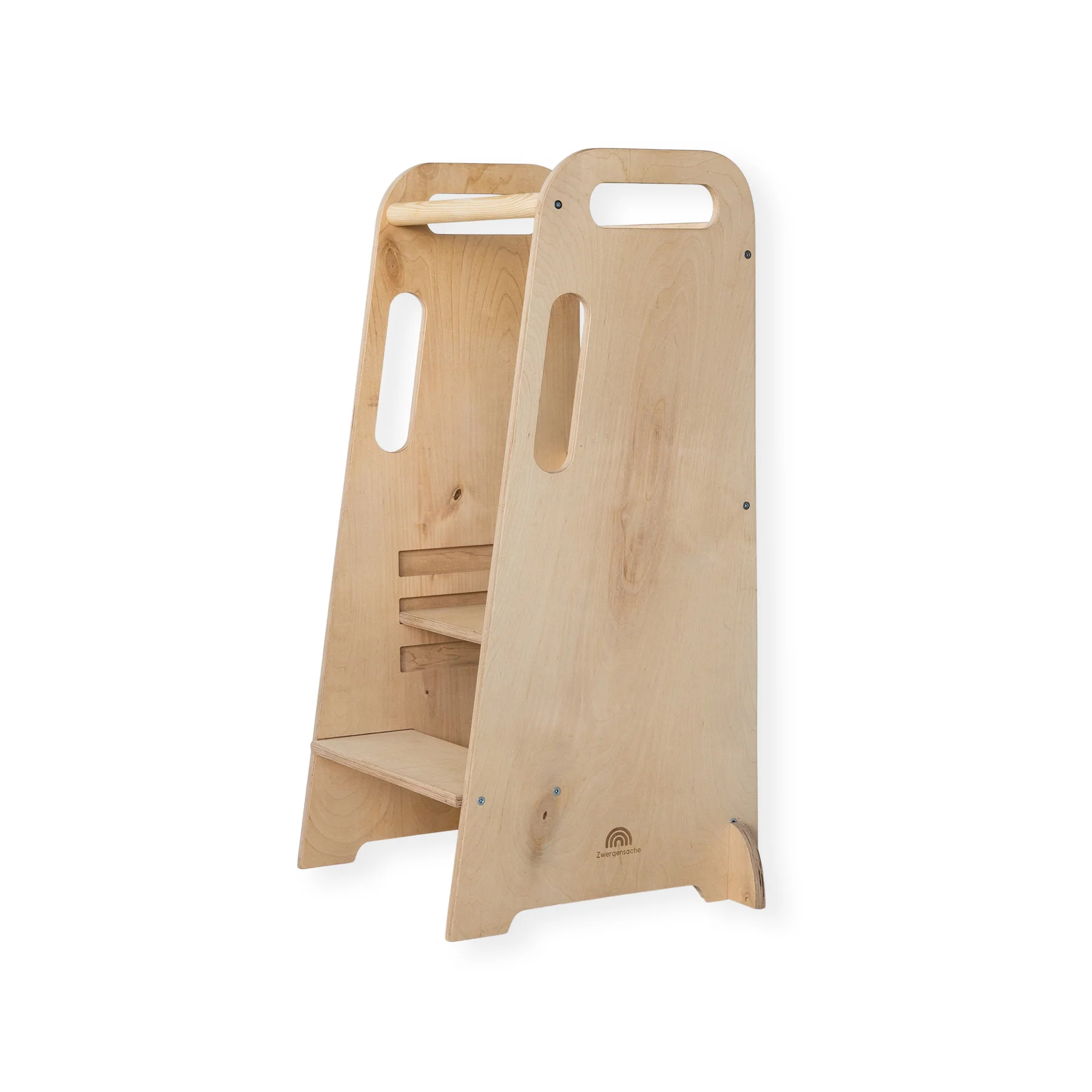 Lernturm aus Holz 2025. Höhenverstellbar. Stabil und sicher. Ab 12 Monaten.