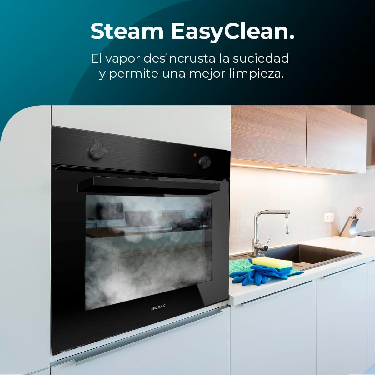 Cecotec Bolero Hexa Backofen C126000 Schwarz A 2800 W 77 l A Schwarz 59,2 cm