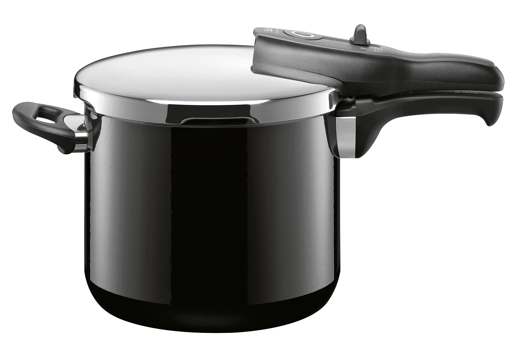 2025 Sicomatic t-plus 6,5 l Silargan schwarzer Schnellkochtopf