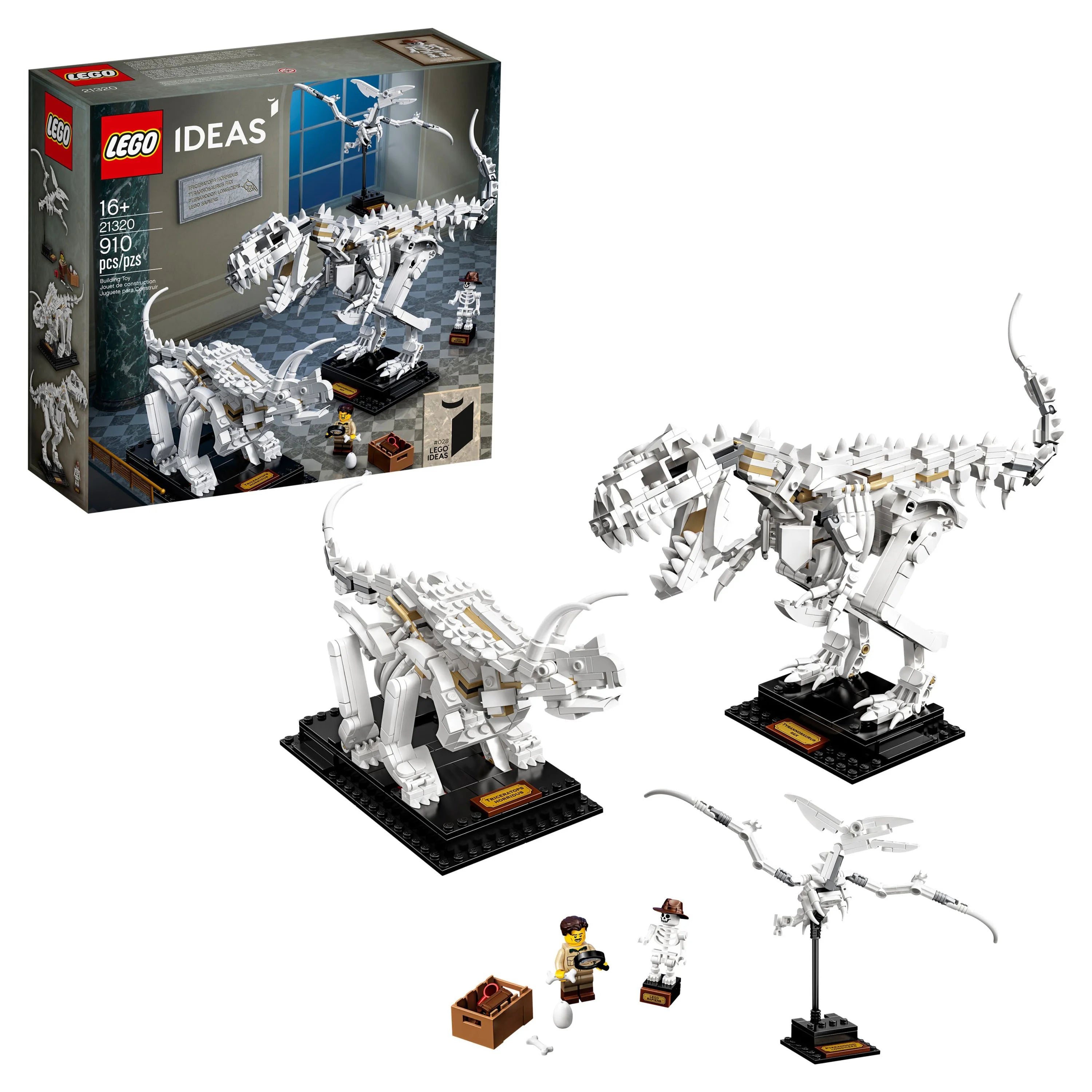 LEGO Ideas 21320 Dinosaurierfossilien – Bauset (910 Teile)