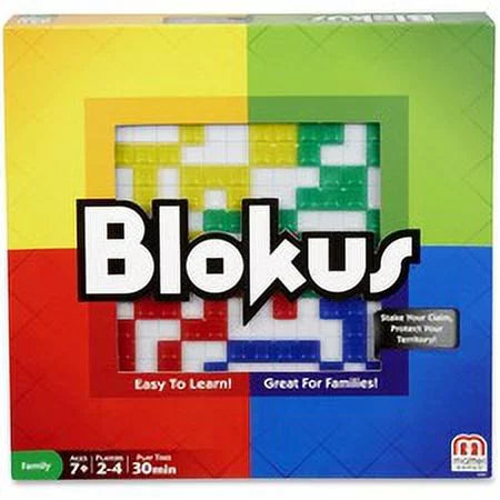 Mattel Blokus Spiel – Lernen in weniger als einer Minute – Unzählige Strategien – Spannende Herausforderungen – Für die ganze Familie | 5er-Pack