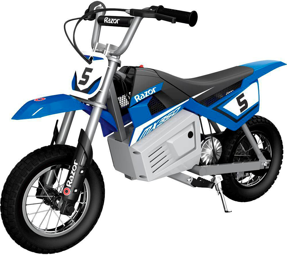 Razor MX350 Dirt Rocket Elektrofahrrad, Modelljahr 2025. Blau. Höchstgeschwindigkeit 22 km/h, Reichweite bis zu 11 km – Kompakte Größe.