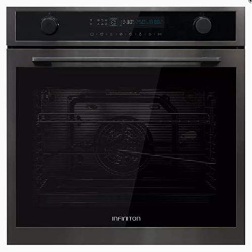Infiniton Dg70 Multifunktionsbackofen 72l (Schwarz, 13 Funktionen, Dreifachverglasung, Maximale Leistung 3000W)