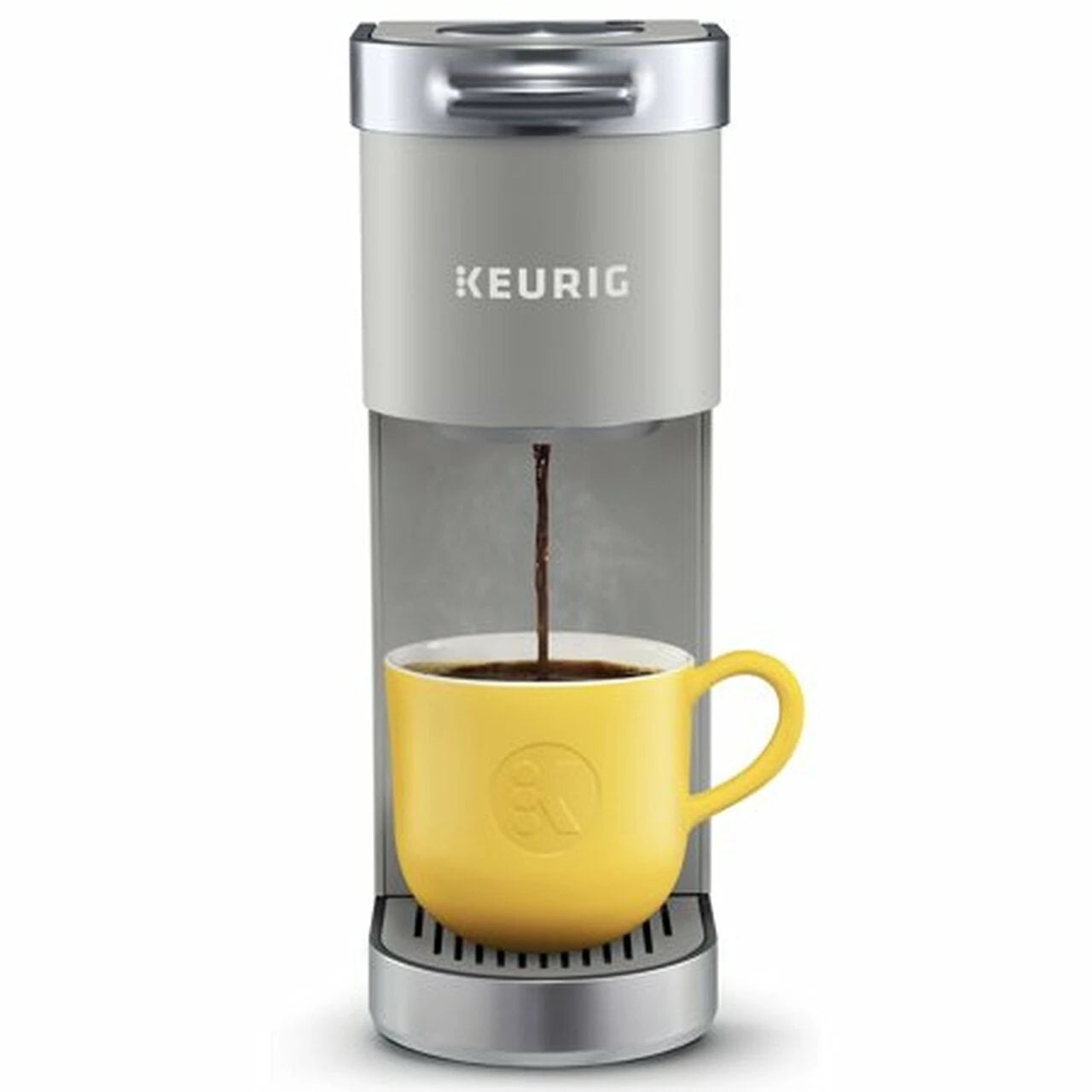 Keurig K-Mini Plus Einzelportions-Kaffeemaschine, K-Cup-Kapseln, Studiograu