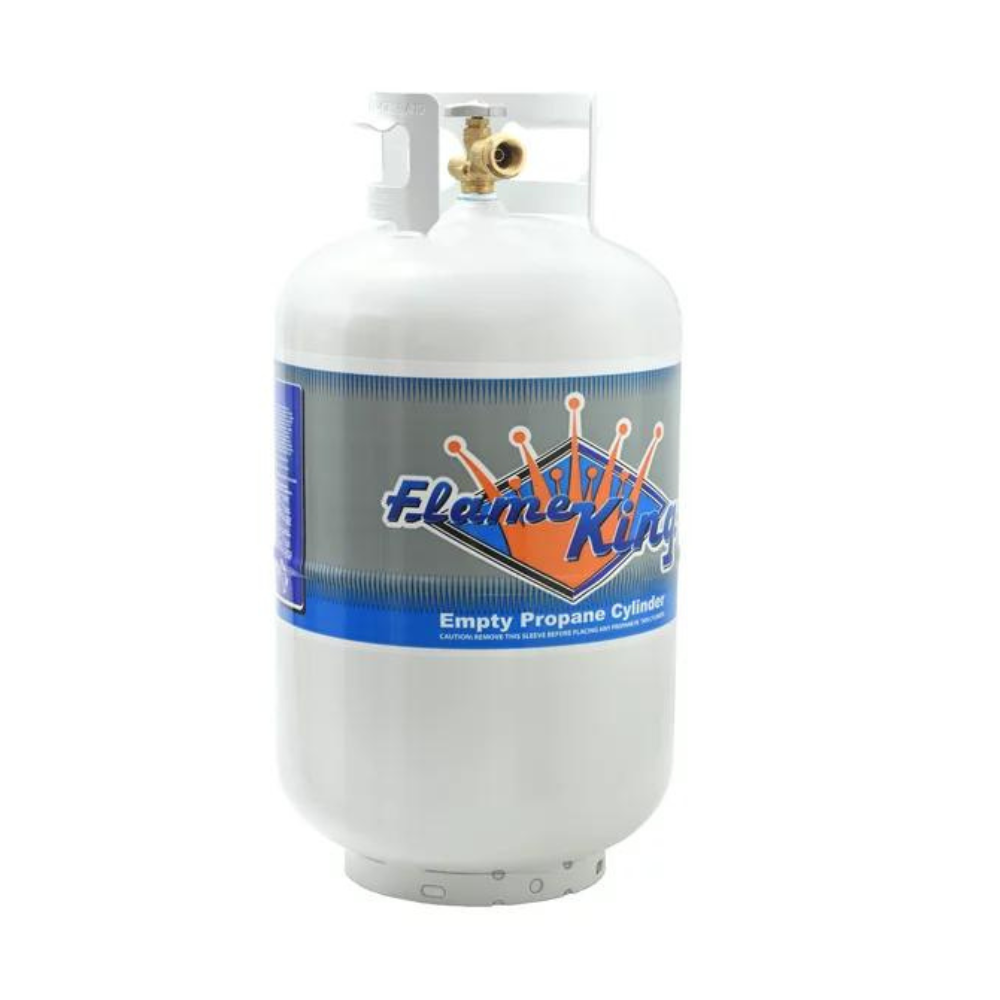 Flame King 30 lb leere Propangasflasche