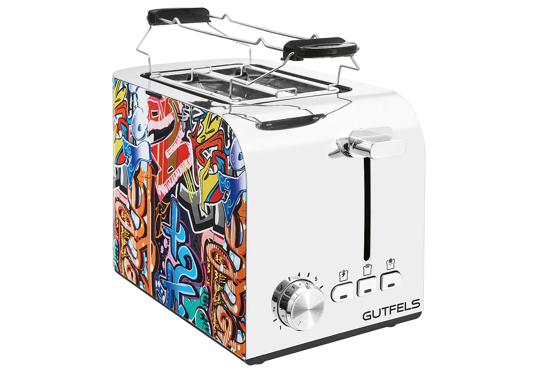 2025 Graffiti Style 2-Schlitz-Toaster Toast 3010 G