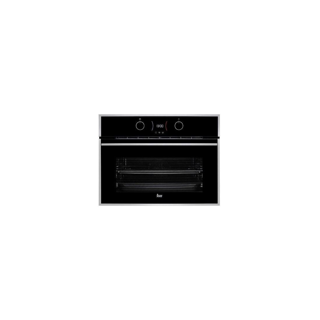 Teka HLC840 Kompakt-Multifunktionsbackofen aus Edelstahl mit Touch-Bedienfeld und Hydroclean 41531020