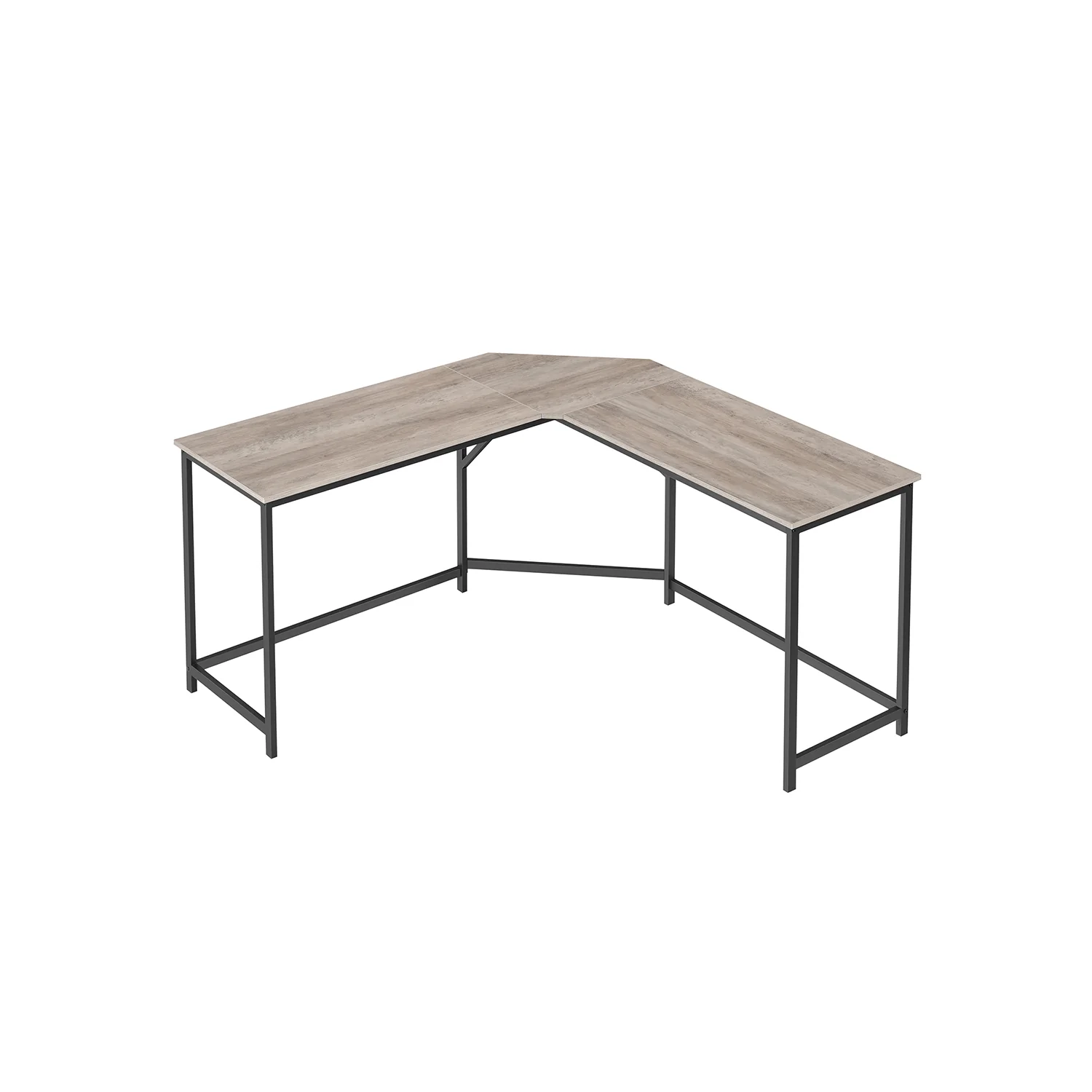 L-förmiger Eck-Gaming-Schreibtisch zum Lernen, platzsparend, einfache Montage