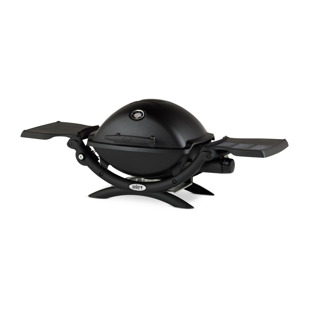 Weber Q-1200 Schwarzer Gasgrill