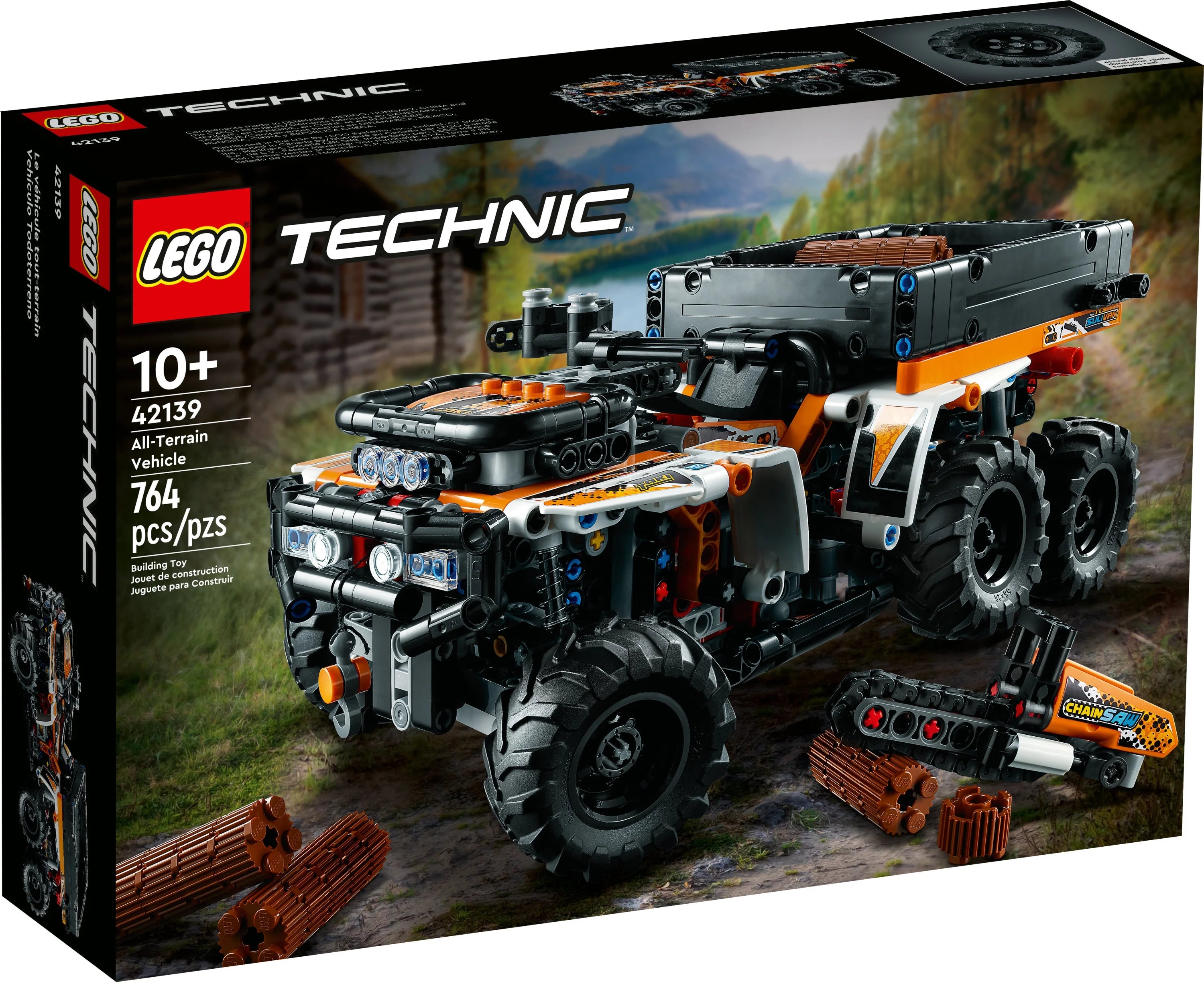 LEGO Technic Geländefahrzeug 42139, 6-rädriges Offroad-Modellfahrzeug, ATV-Bauset, Geschenkidee zum Geburtstag für Jungen, Mädchen und Kinder