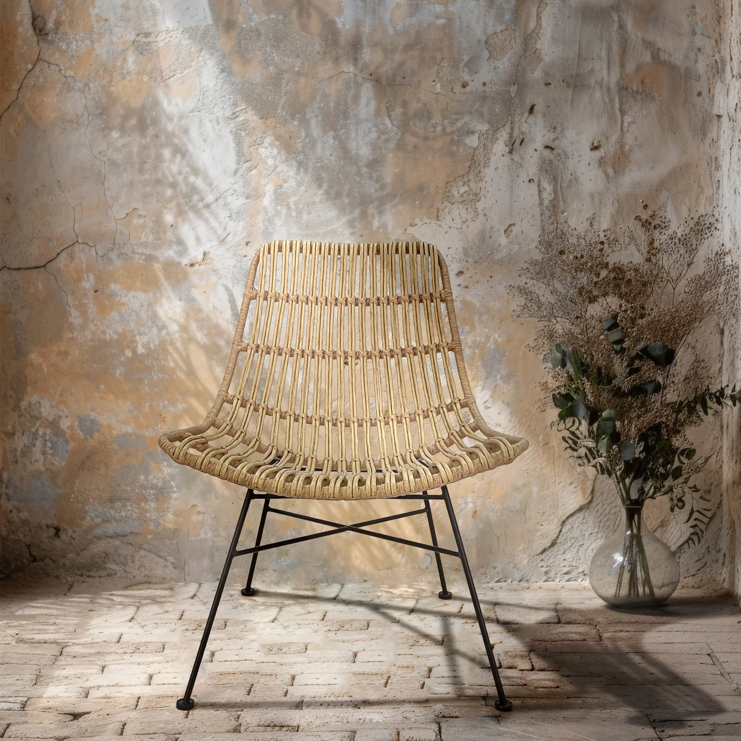 2025 Synthetischer Rattansitz Kreta