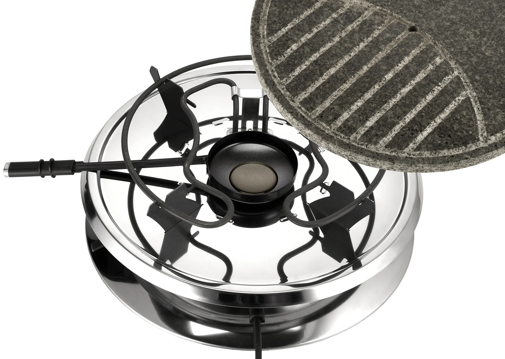 2025 Raclette Multi 4 in 1 – Vielseitiges Raclette-Set mit Rezeptbuch