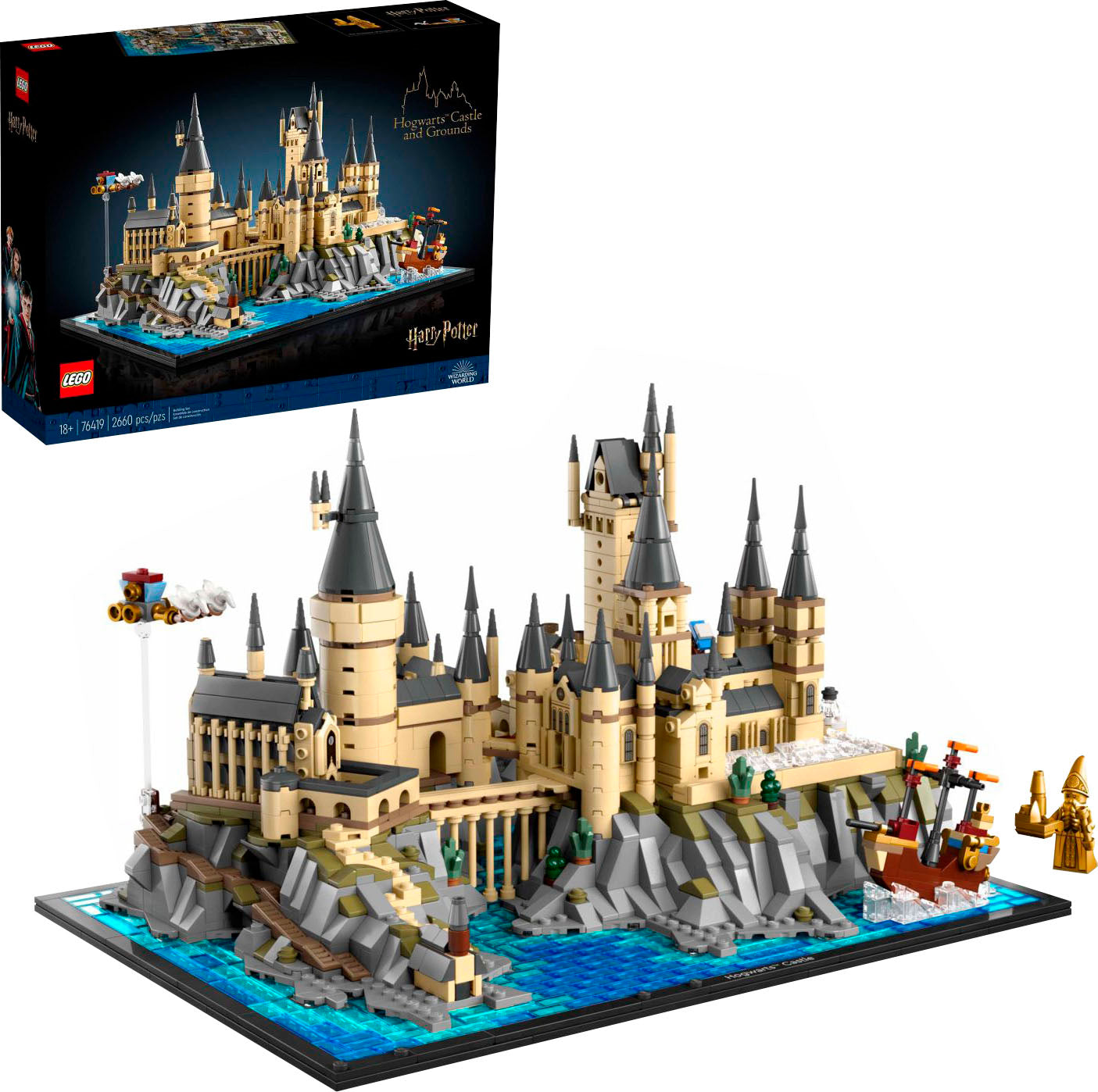LEGO – Harry Potter Hogwarts Schloss und Gelände Magisches Bauset 76419