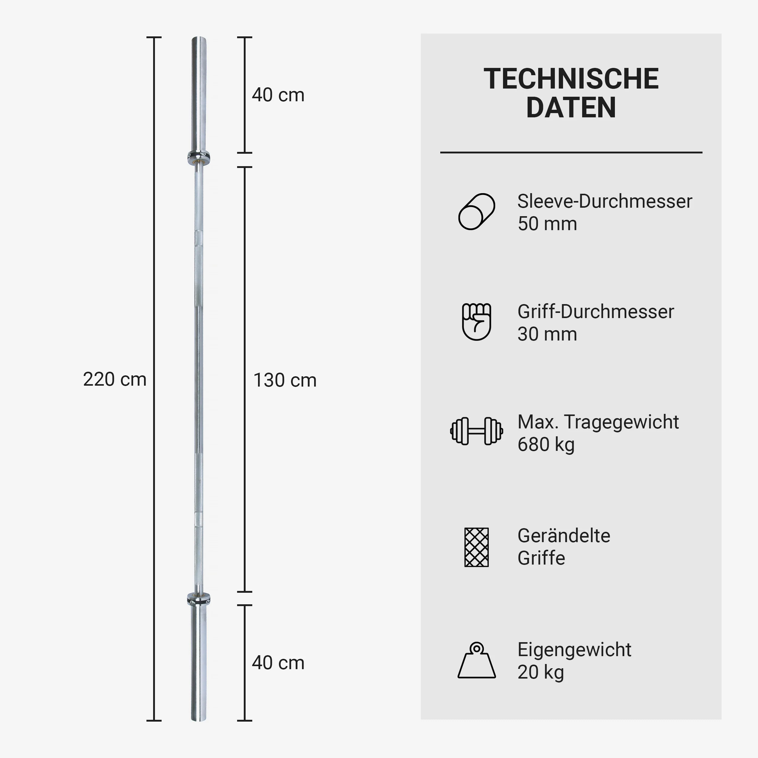 Olympische Gewichtheberstange 2025
