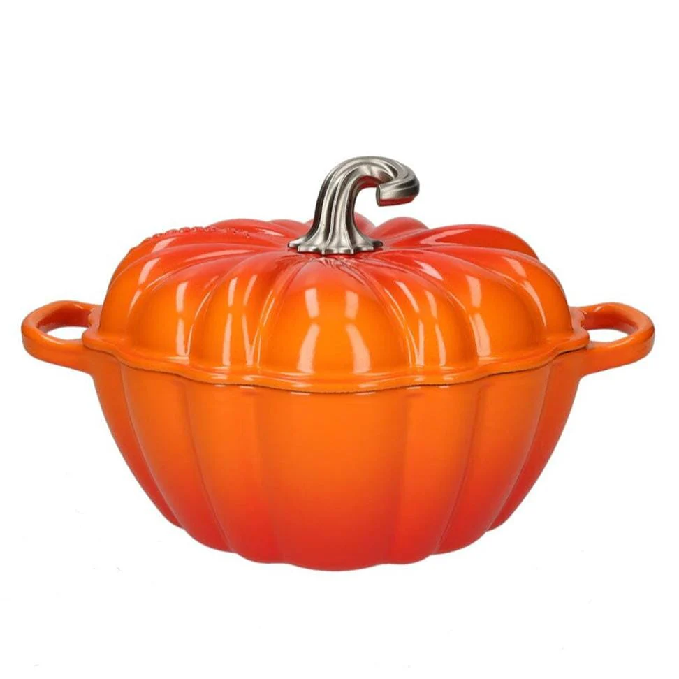 2025 Le Creuset - Cocotte / Bräter Signature Orange Pumpkin 24 cm 3,7 l