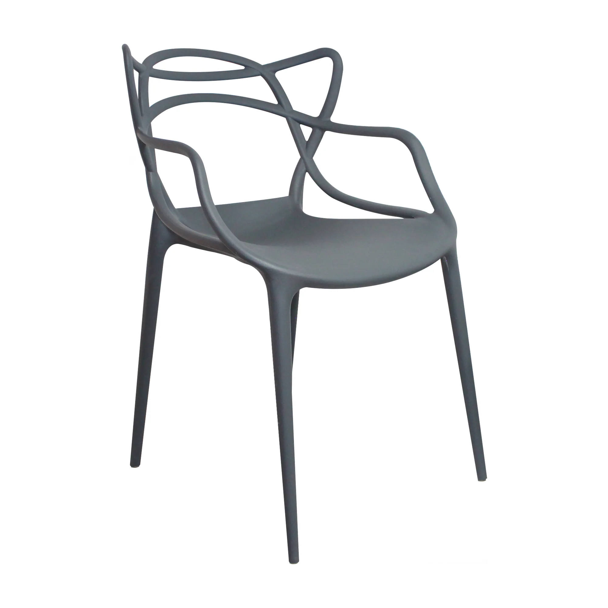 2025 Solna Outdoor-Stuhl 54 cm Europäisch Grau mit Armlehnen