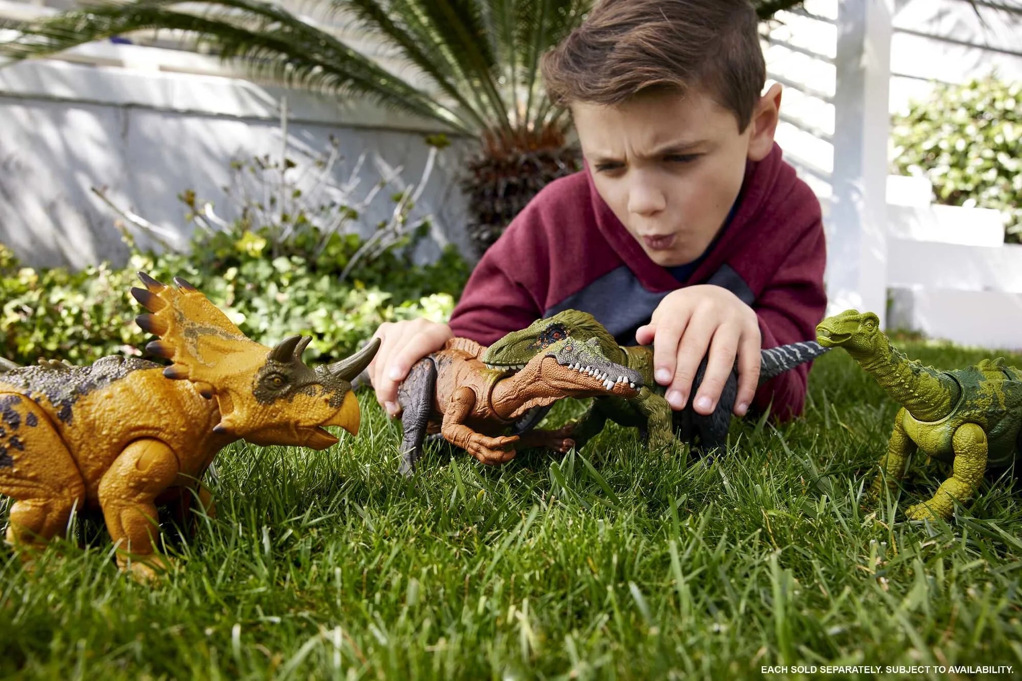 Jurassic World Wild Roar Orkoraptor Dinosaurierfigur mit Sound