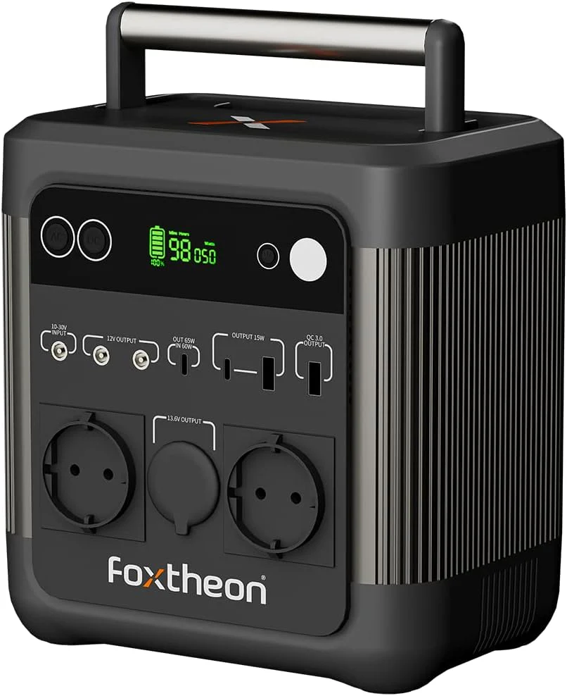 Foxtheon iGo 1200 – Tragbare Powerstation mit 1200-W-LFP-Akku (Modelljahr 2025)