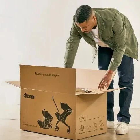 DOONA Kindersitz 2025 mit LATCH-Basis – Integrierter Autositz und Kinderwagen, sofort einsatzbereit