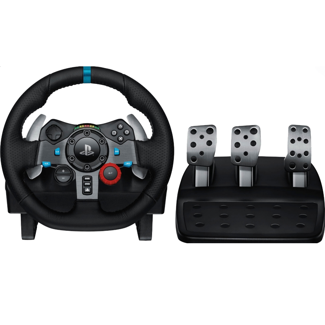 Logitech – G29 Driving Force Rennlenkrad und Pedale für PS5, PS4, PC, Mac – Schwarz
