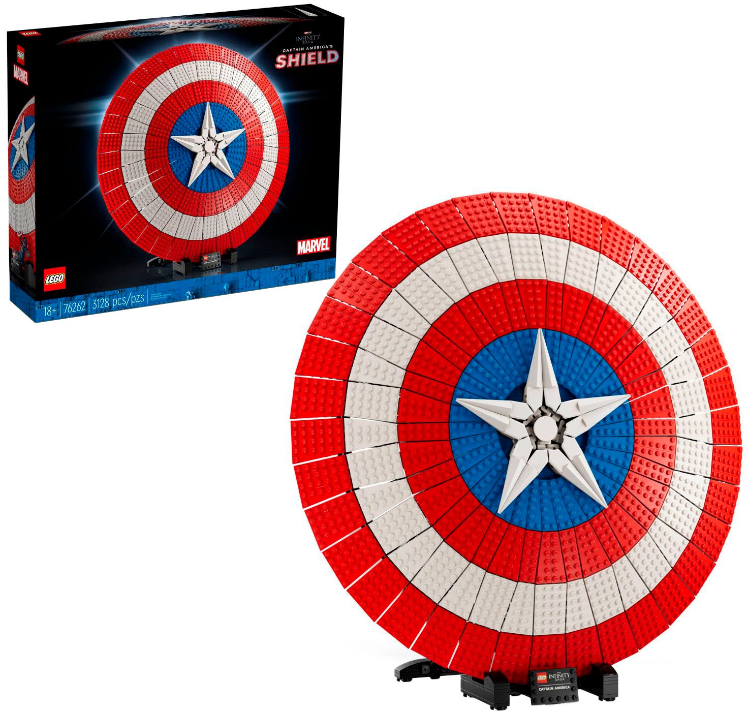 LEGO – Marvel Captain Americas Schild 76262