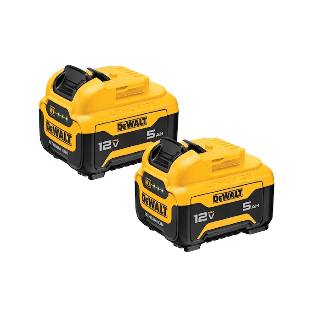 Set mit 2 Lithium-Ionen-Akkus 12 V MAX.* 5,0 Ah – Modell DCB126-2