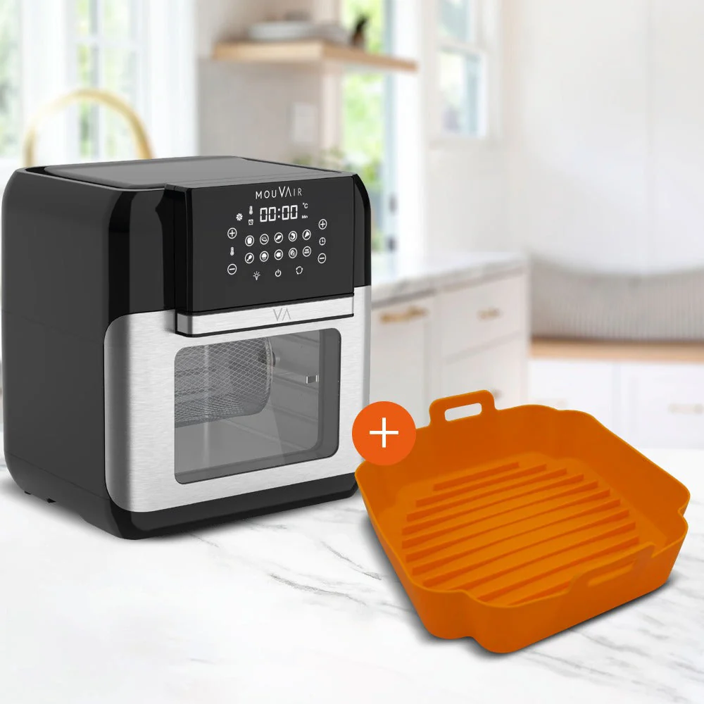 2025 Crisp Air Fryer Oven 10 Lts + Mouvair Form