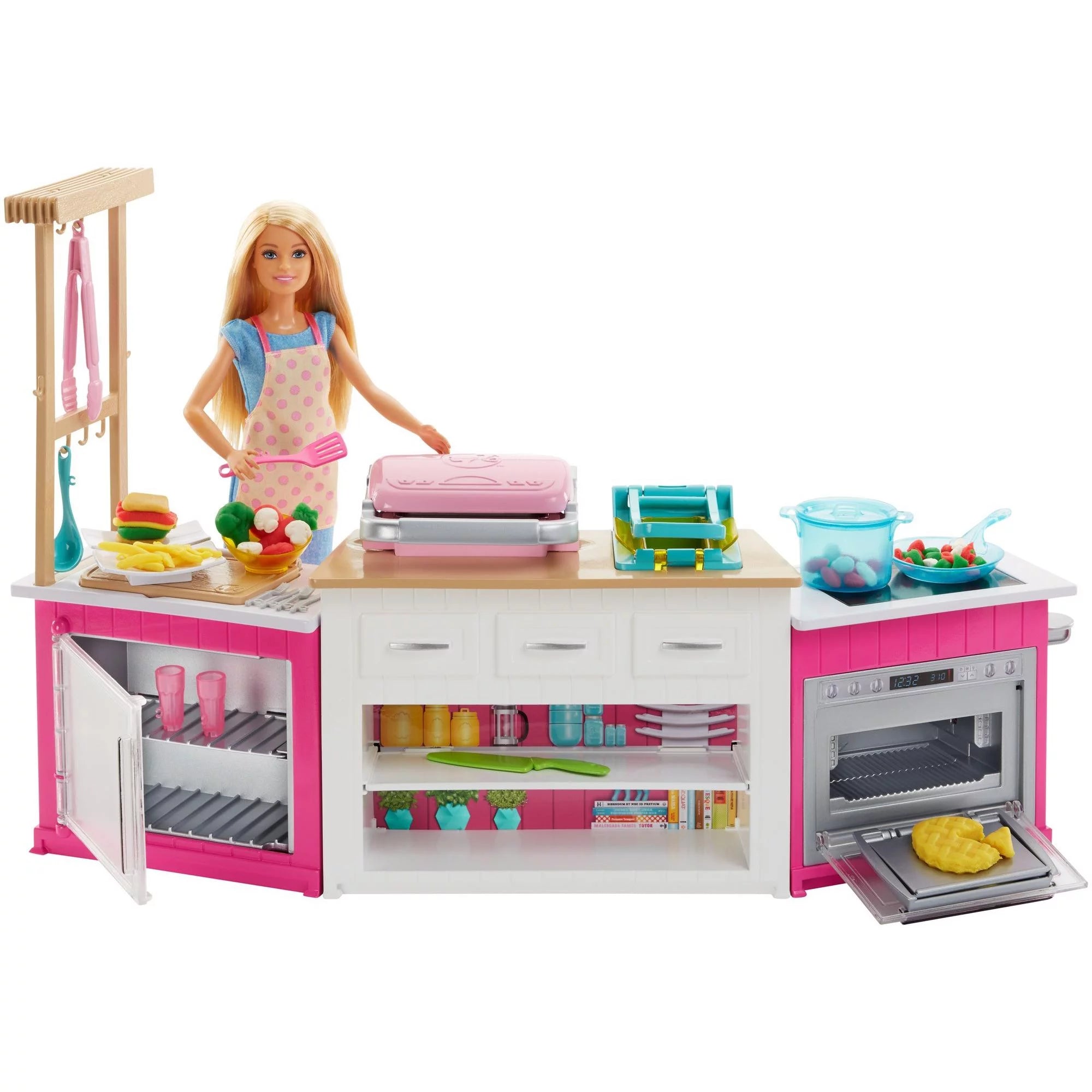 Barbie Ultimative Küche zum Kochen und Backen mit Kochpuppe