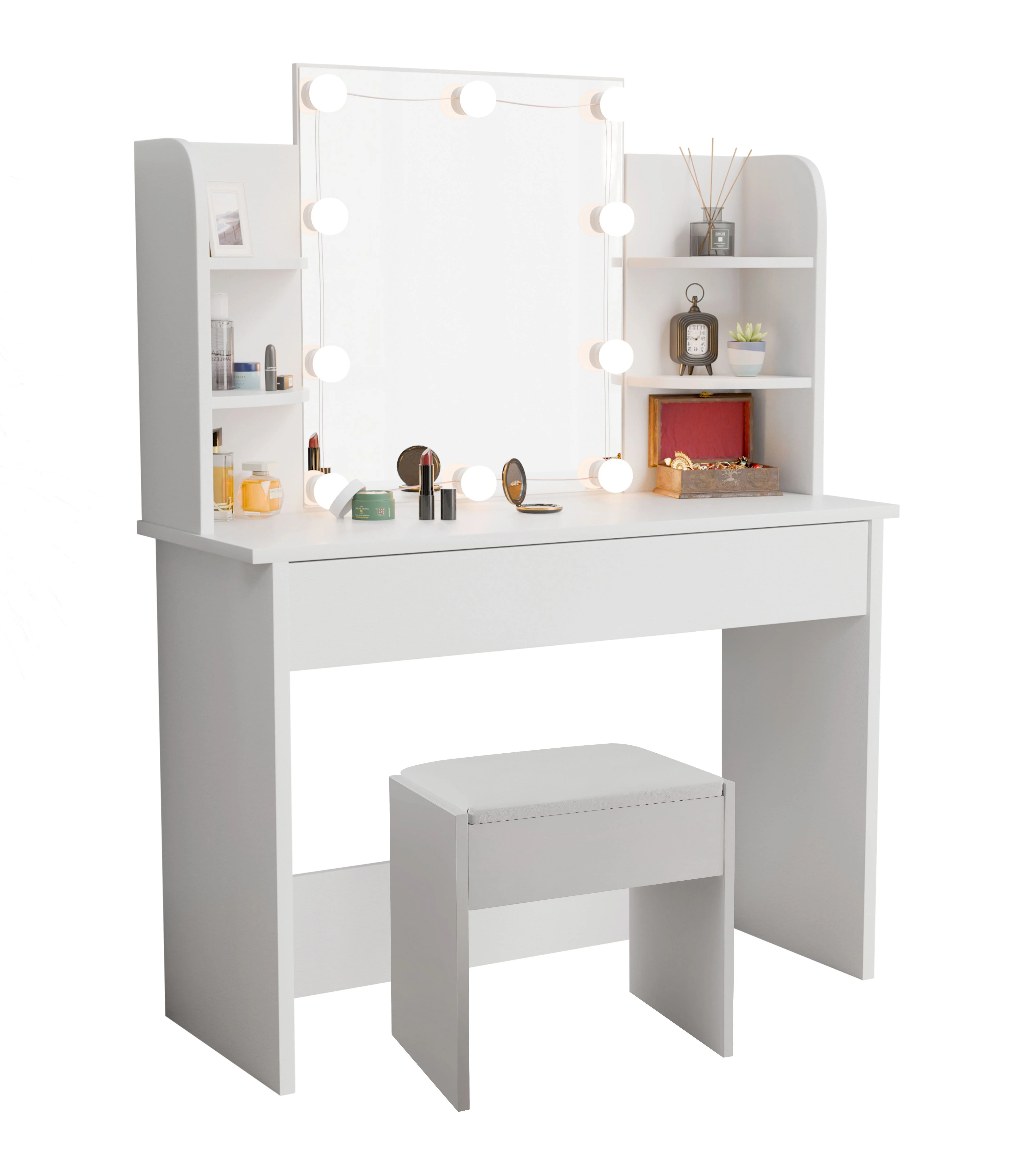 Bella Schminktisch 2025 mit Melly Hocker