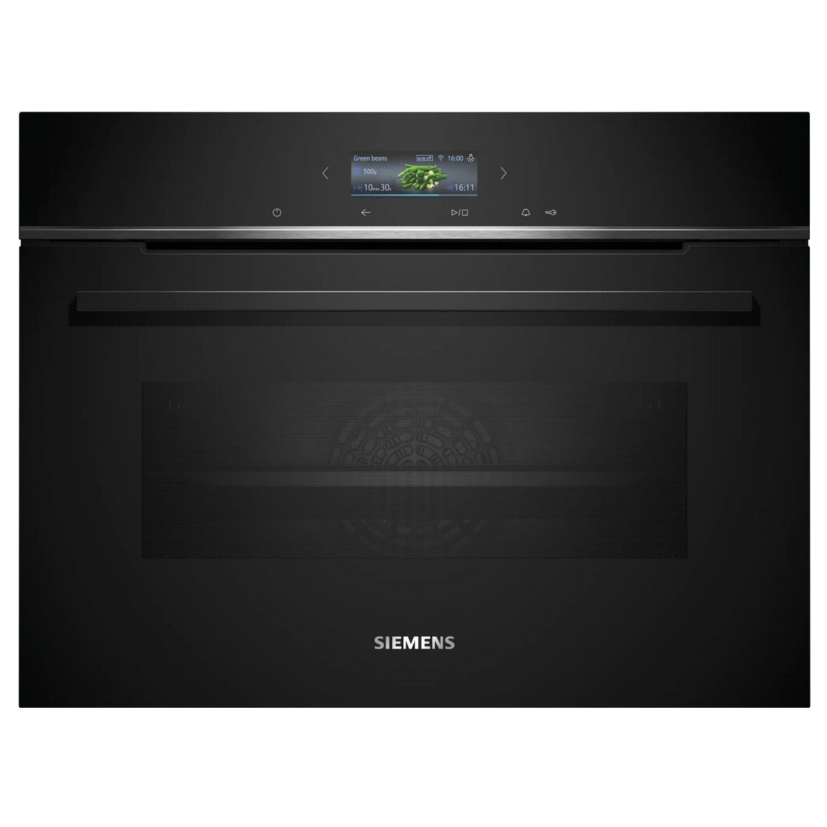 Siemens Einbaubackofen 47 l 60 cm A+ Pyrolyse Schwarz - CB774G1B1