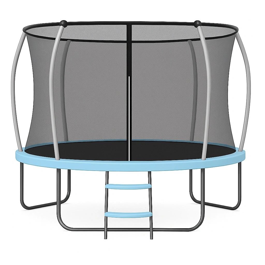 Trampolines 305x250 cm bleu clair - biyjyGOL23pW