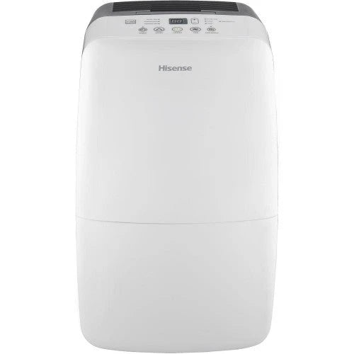 Hisense DH-50KP1SDLE Energy Star Luftentfeuchter mit 50 Pint Fassungsvermögen, 2 Geschwindigkeitsstufen und eingebauter Pumpe