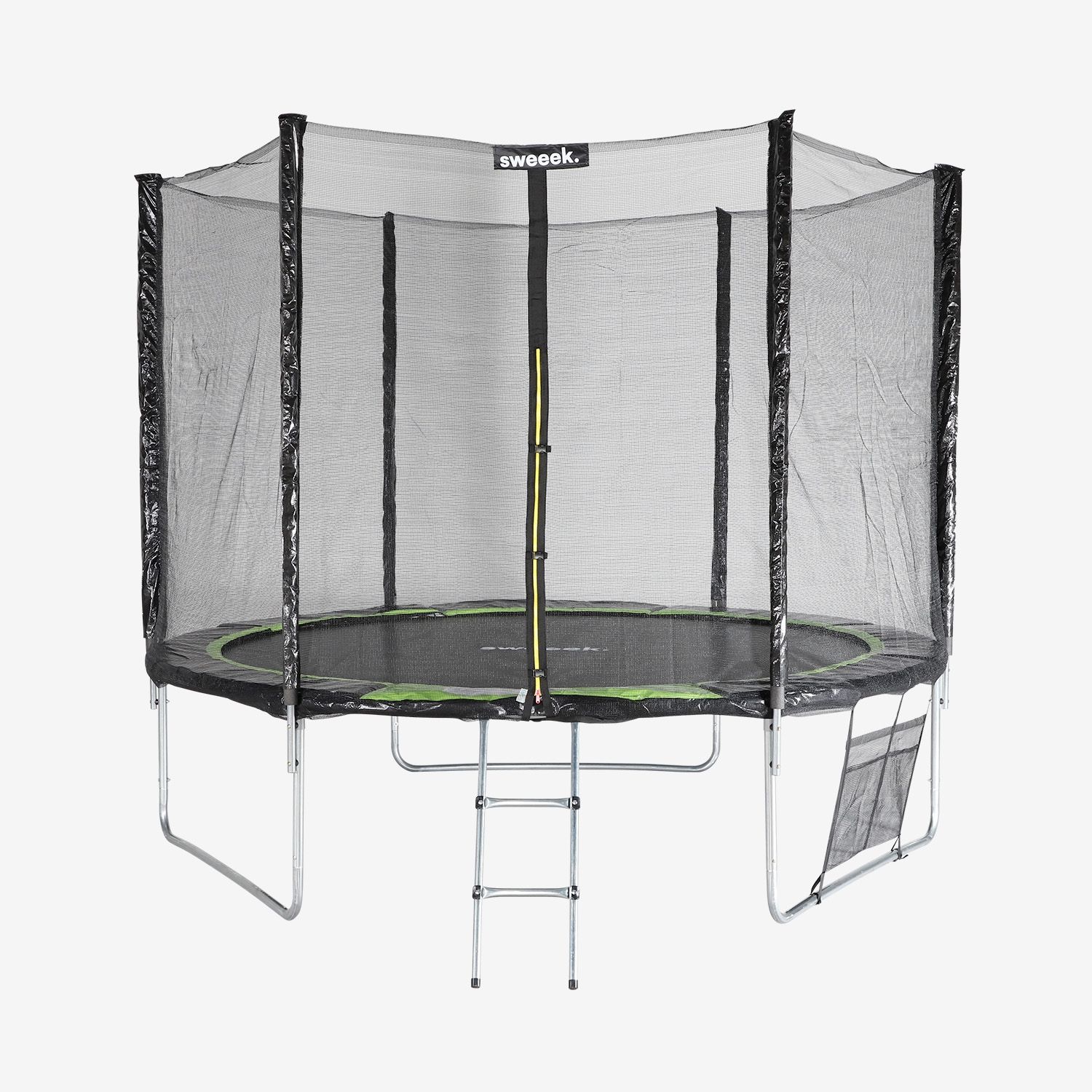 305 cm Trampolin mit Zubehörset, Grün