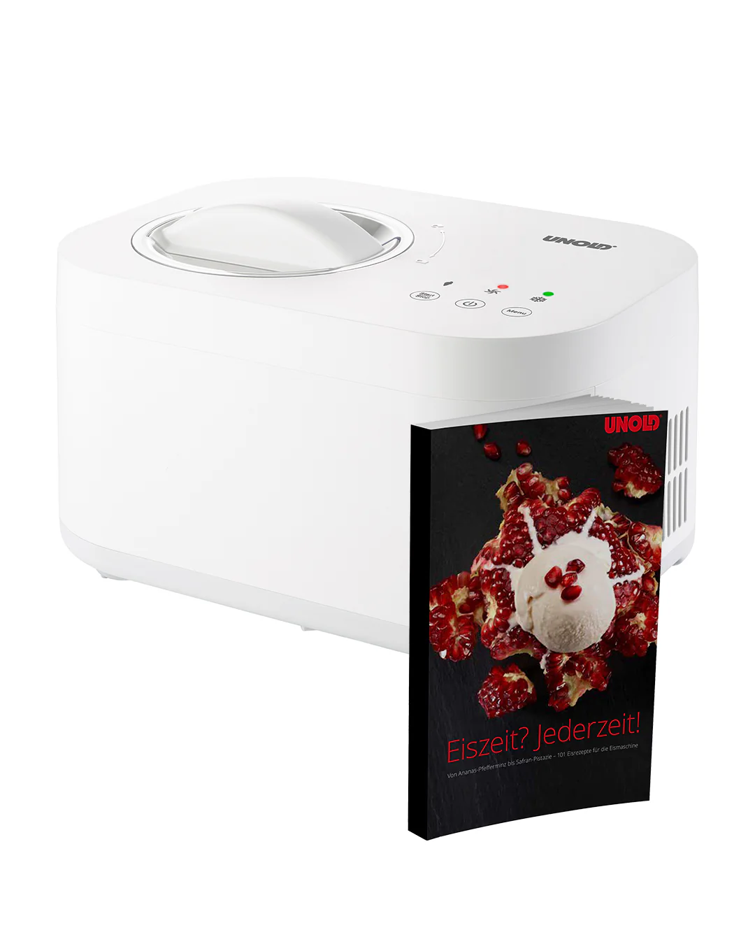 Schneesorbet-Maschine 2025 mit Rezeptbuch, 1 l
