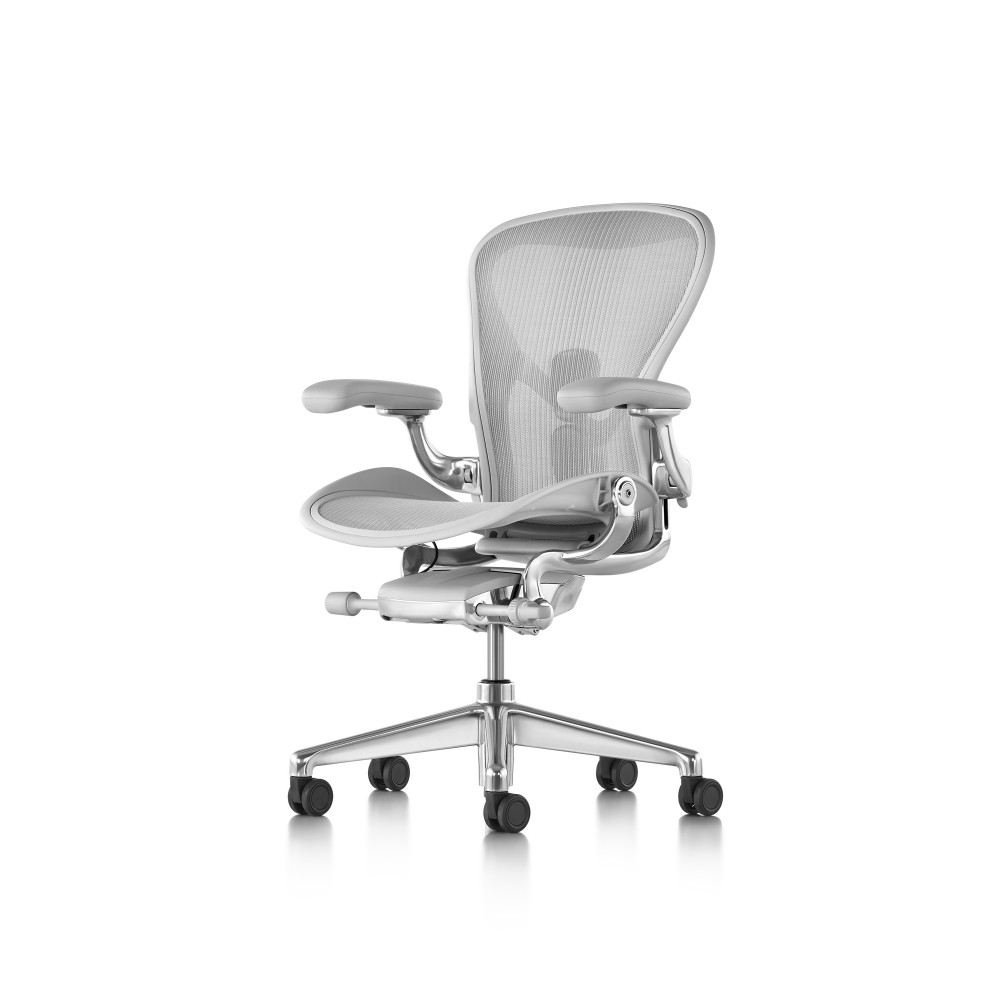 2025 Aeron Remastered – Bürostuhl Größe B, Mineral-Satin-Finish