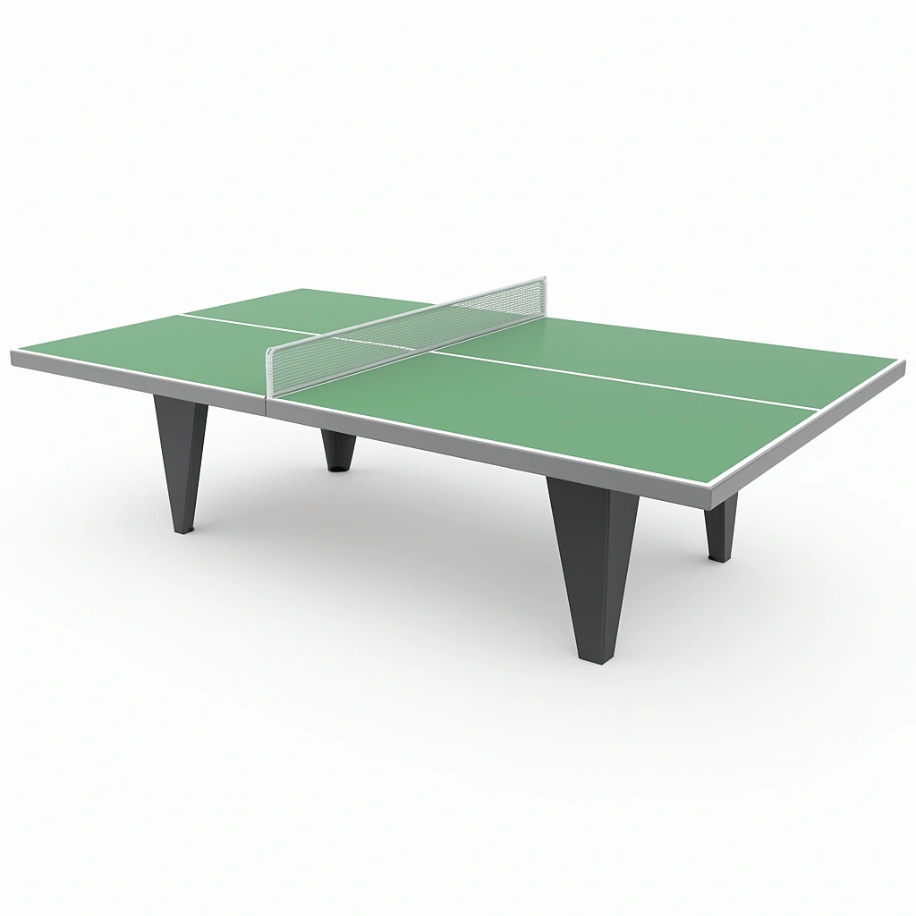 Table de ping-pong verte, en acier, pour intérieur/extérieur, 274 x 152,5 x 76 cm