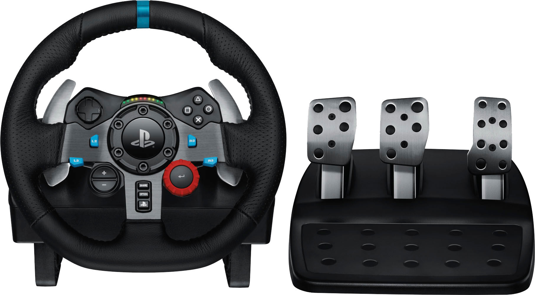 Logitech G29 Driving Force Rennlenkrad und Pedale für PS5, PS4, PC, Mac – Schwarz
