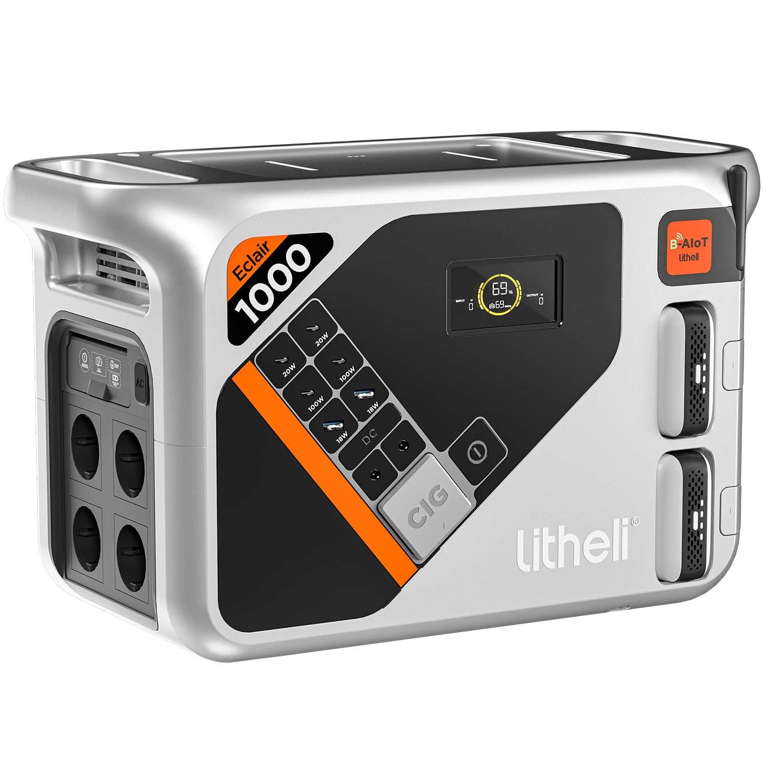 2025 Litheli B1000 Tragbare Powerstation | 1069 Wh / 921 Wh