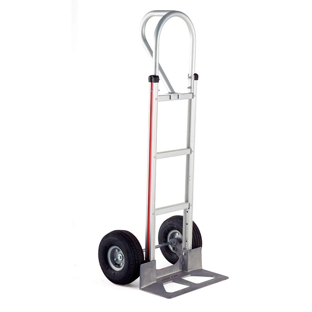 Magline HMK15AUA4 Aluminium-Sackkarre, vertikaler Schlaufengriff, Luftreifen, Tragkraft 500 lb